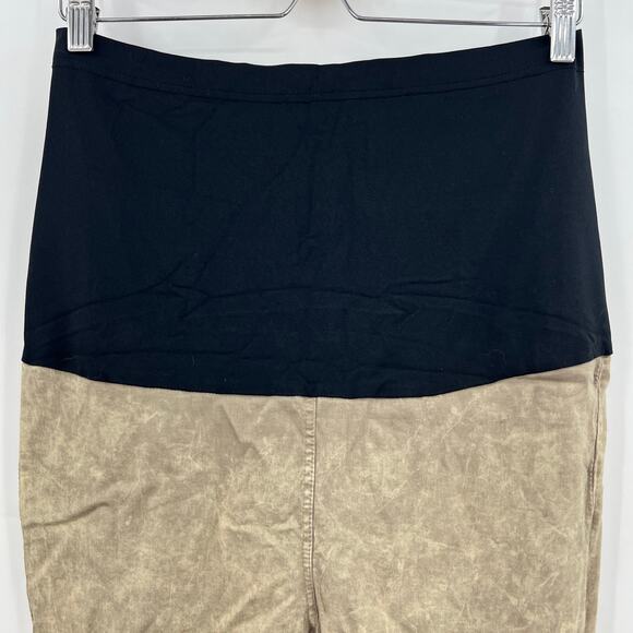 Preggo Leggings XL Taupe Gray Moto Maternity Pregnancy Jeggings Skinny Leg - Picture 6 of 8